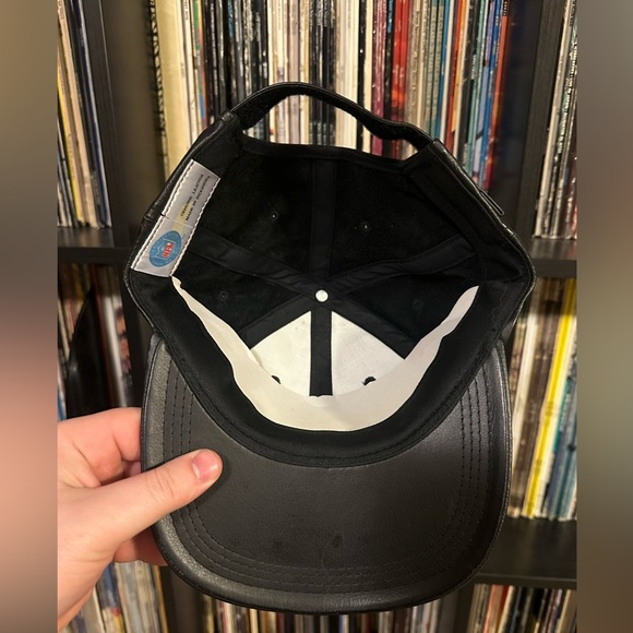 Vintage Genuine Leather NFL New York Giants Hat - Picture 6 of 7